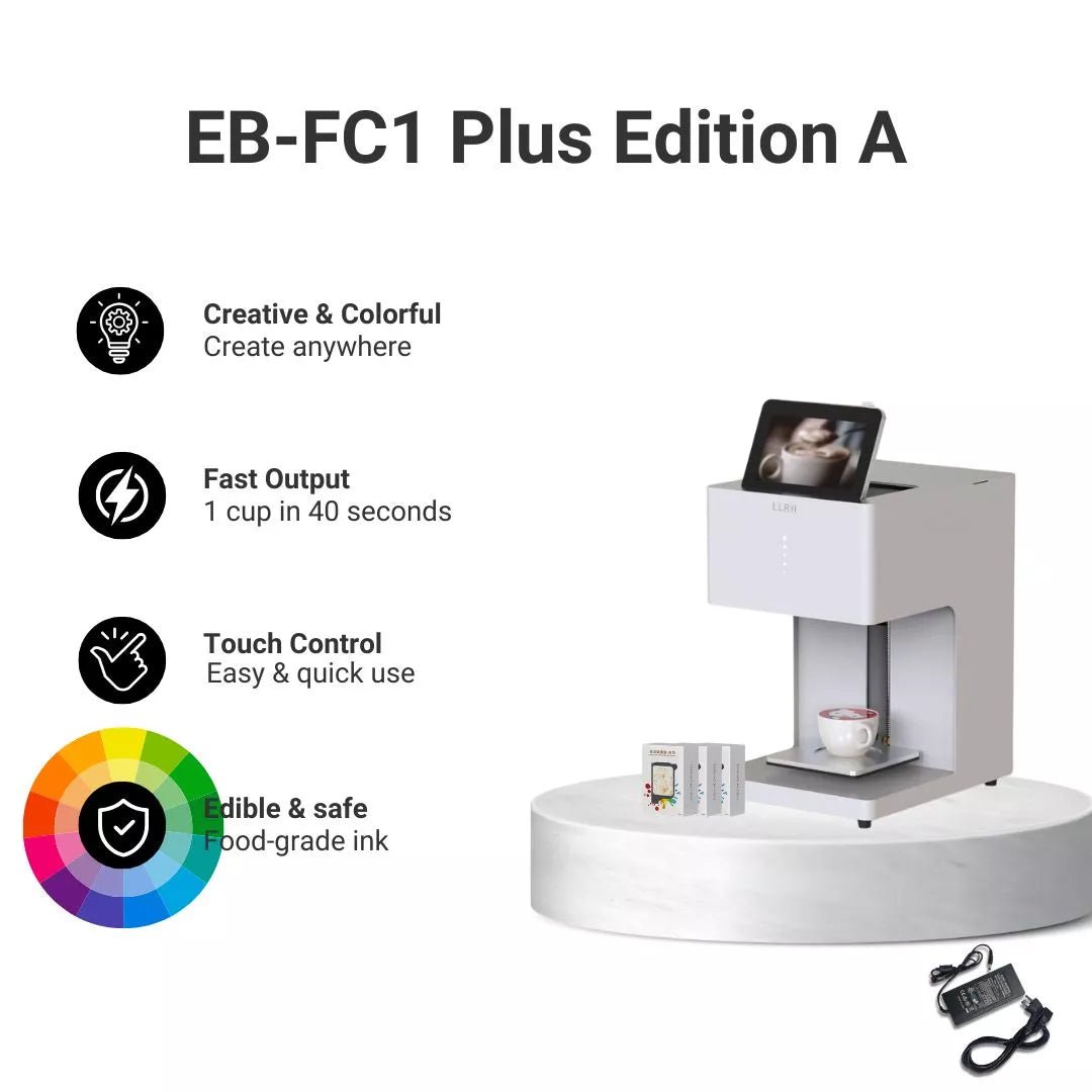 LLRH SHOP - LLRH EB - FC1 - Multicolor Food Printer for Coffee and Beverages