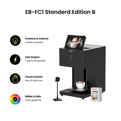 LLRH SHOP - LLRH EB - FC1 - Multicolor Food Printer for Coffee and Beverages