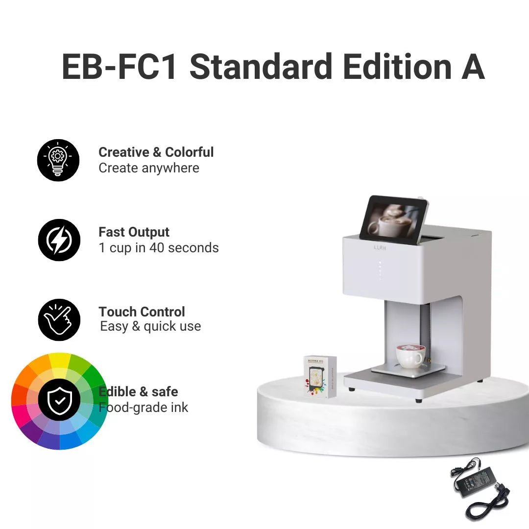 LLRH SHOP - LLRH EB - FC1 - Multicolor Food Printer for Coffee and Beverages