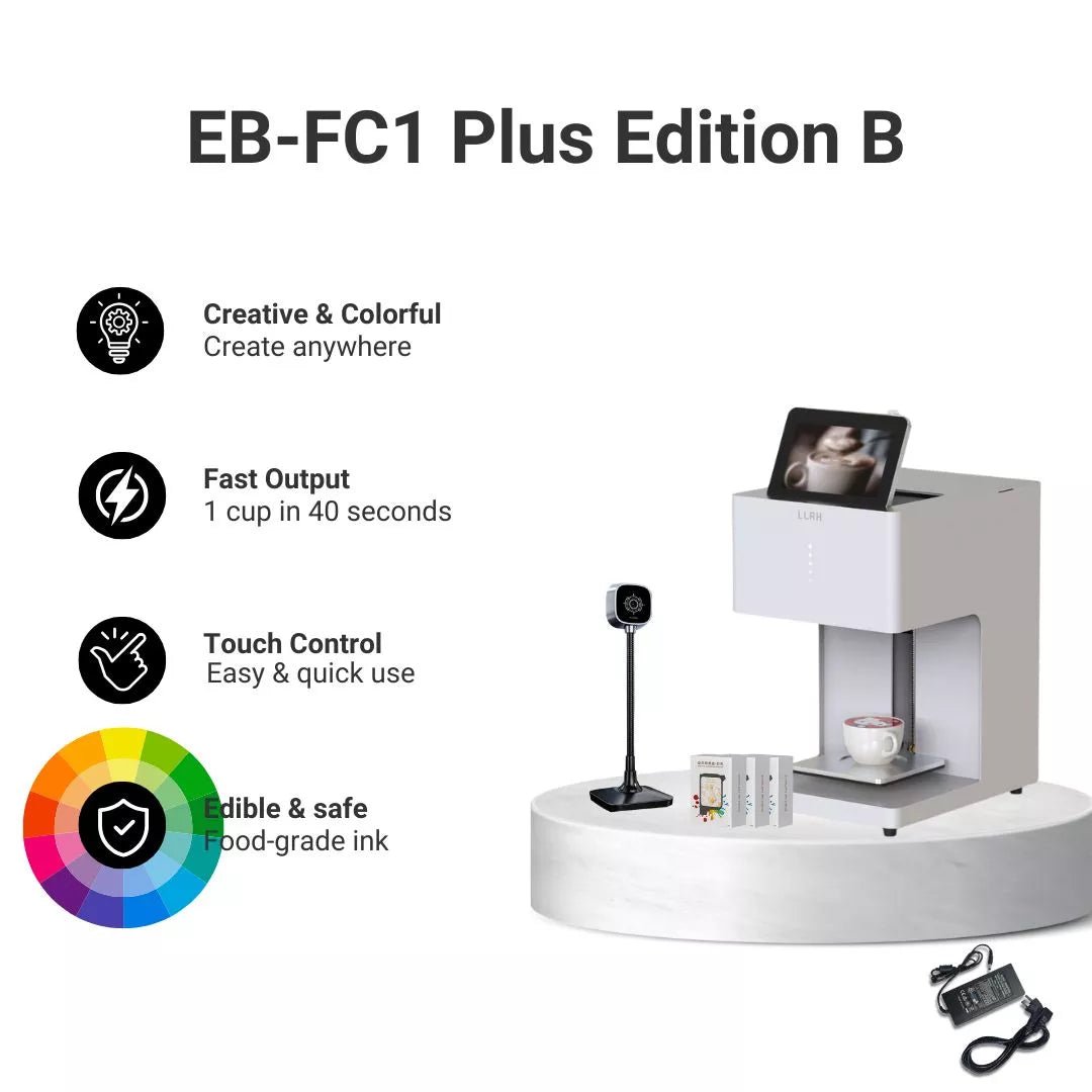 LLRH SHOP - LLRH EB - FC1 - Multicolor Food Printer for Coffee and Beverages