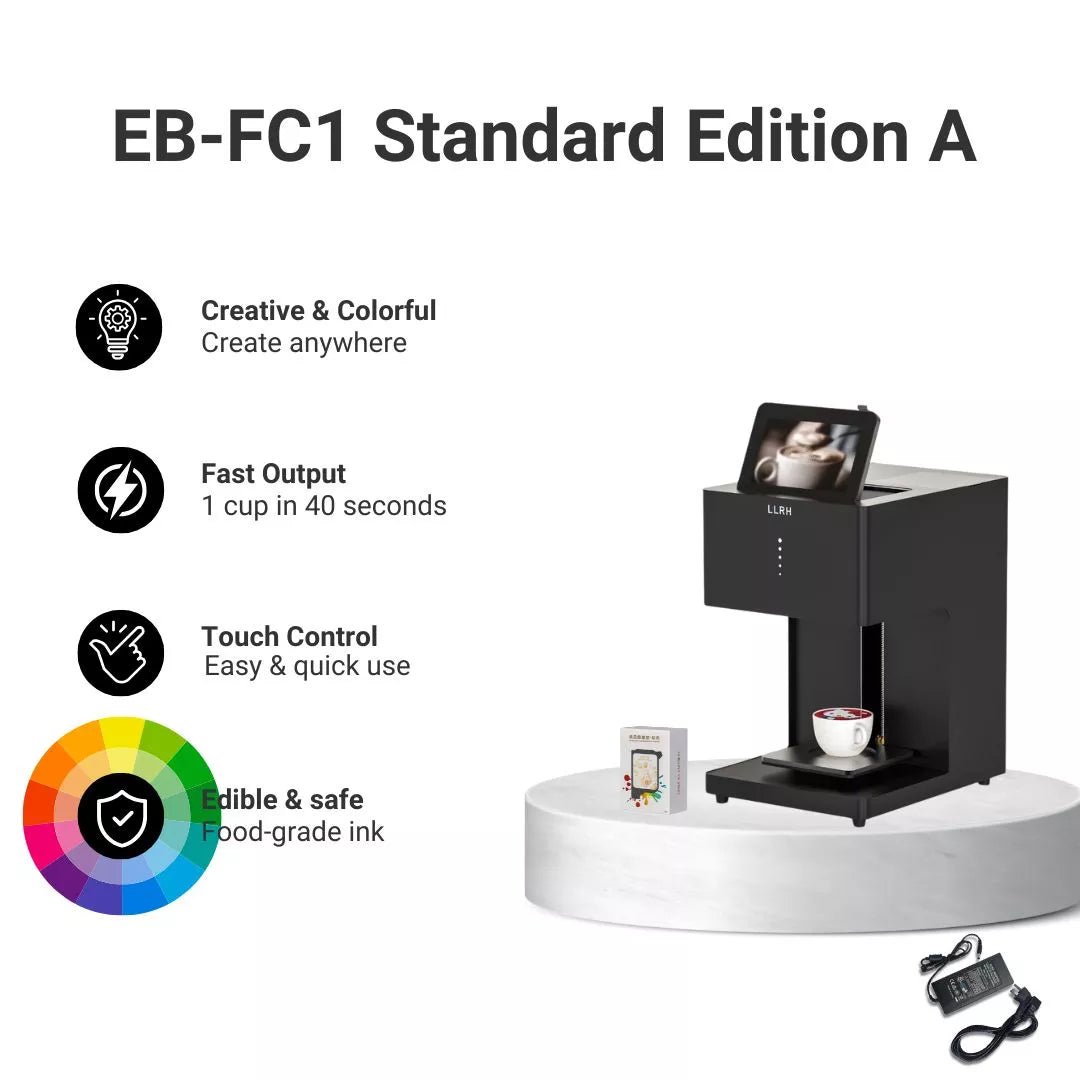 LLRH SHOP - LLRH EB - FC1 - Multicolor Food Printer for Coffee and Beverages