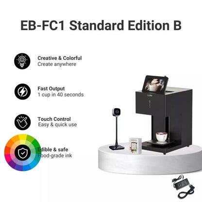 LLRH SHOP - LLRH EB - FC1 - Multicolor Food Printer for Coffee and Beverages