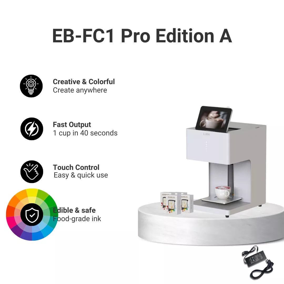 LLRH SHOP - LLRH EB - FC1 - Multicolor Food Printer for Coffee and Beverages
