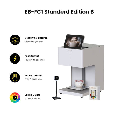 LLRH SHOP - LLRH EB - FC1 - Multicolor Food Printer for Coffee and Beverages