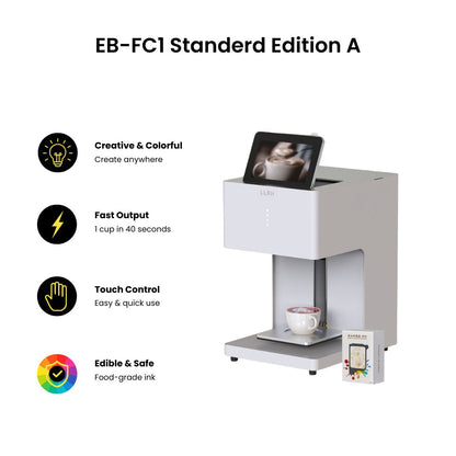 LLRH SHOP - LLRH EB - FC1 - Multicolor Food Printer for Coffee and Beverages