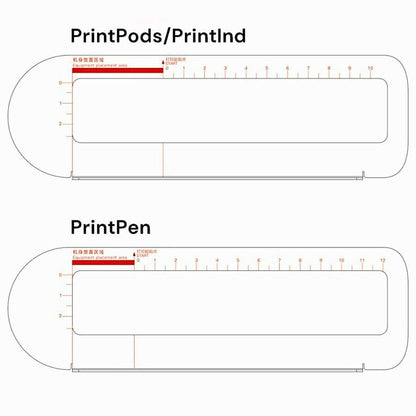 LLRH SHOP - LLRH - Universal auxiliary ruler for Handheld Printers